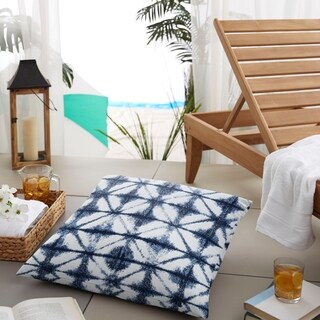26 x 26 outdoor cushions sunbrella indigo geometric indoor outdoor square floor pillow 26 buy size cushions pillows online at overstockcom 26 x 26 outdoor cushions sunbrella indigo geometric indoor outdoor square floor pillow 26 buy size cushions pillows online at overstockcom